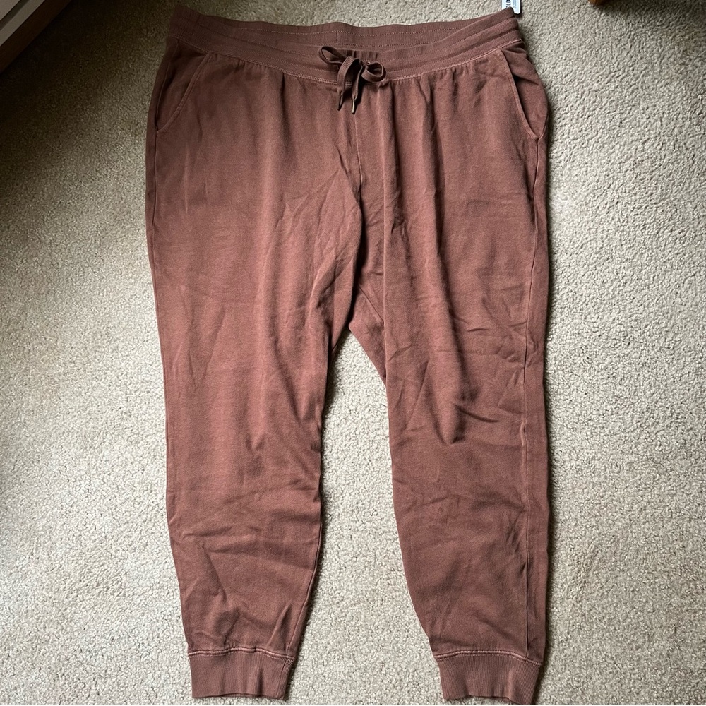 NWT Old Navy Women’s Mid-Rise Vintage Street Jogger Sweatpants — Date Palm XXL - Picture 3 of 9